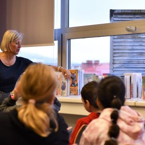 Daniela Krolupperová beseda s dětmi 2022
