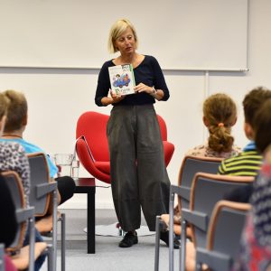 Daniela Krolupperová beseda s dětmi 2022